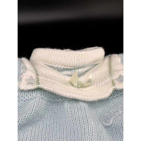 CPK Cabbage Patch Kids Vtg Baby Bean Butt BBB Blue Knit Sleeper Outfit RARE-1 - Picture 7 of 13